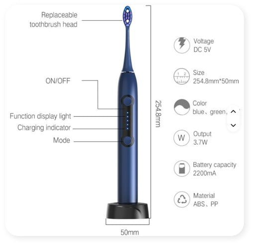 D22 High Frequency Sonic Toothbrush