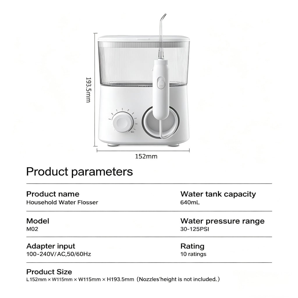 M02 Desktop Water Flosser